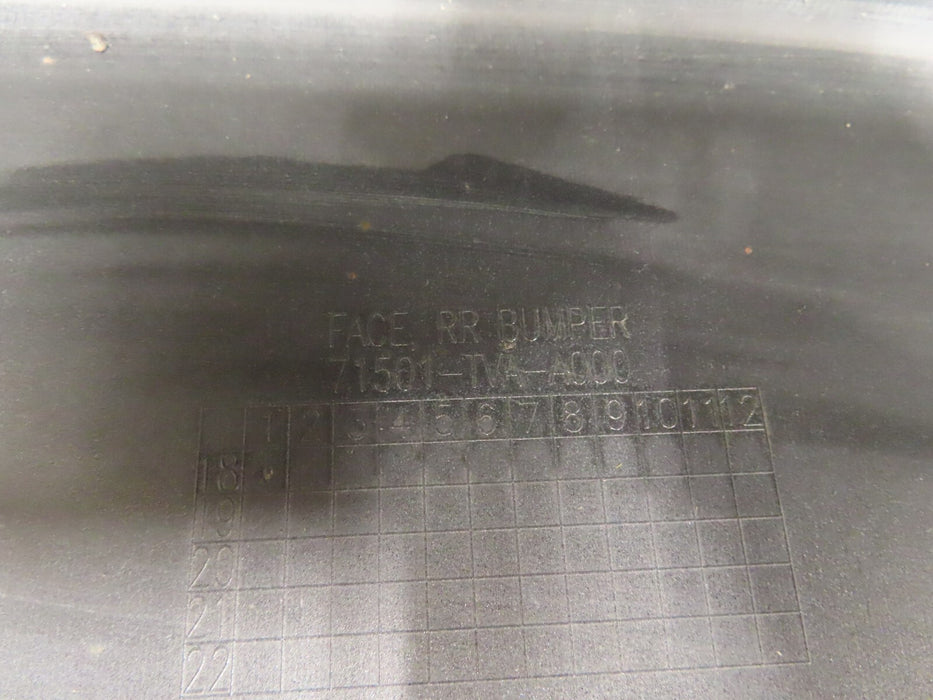 2018-2021 HONDA ACCORD SEDAN REAR BUMPER COVER OEM P# 71501-TVA-A000