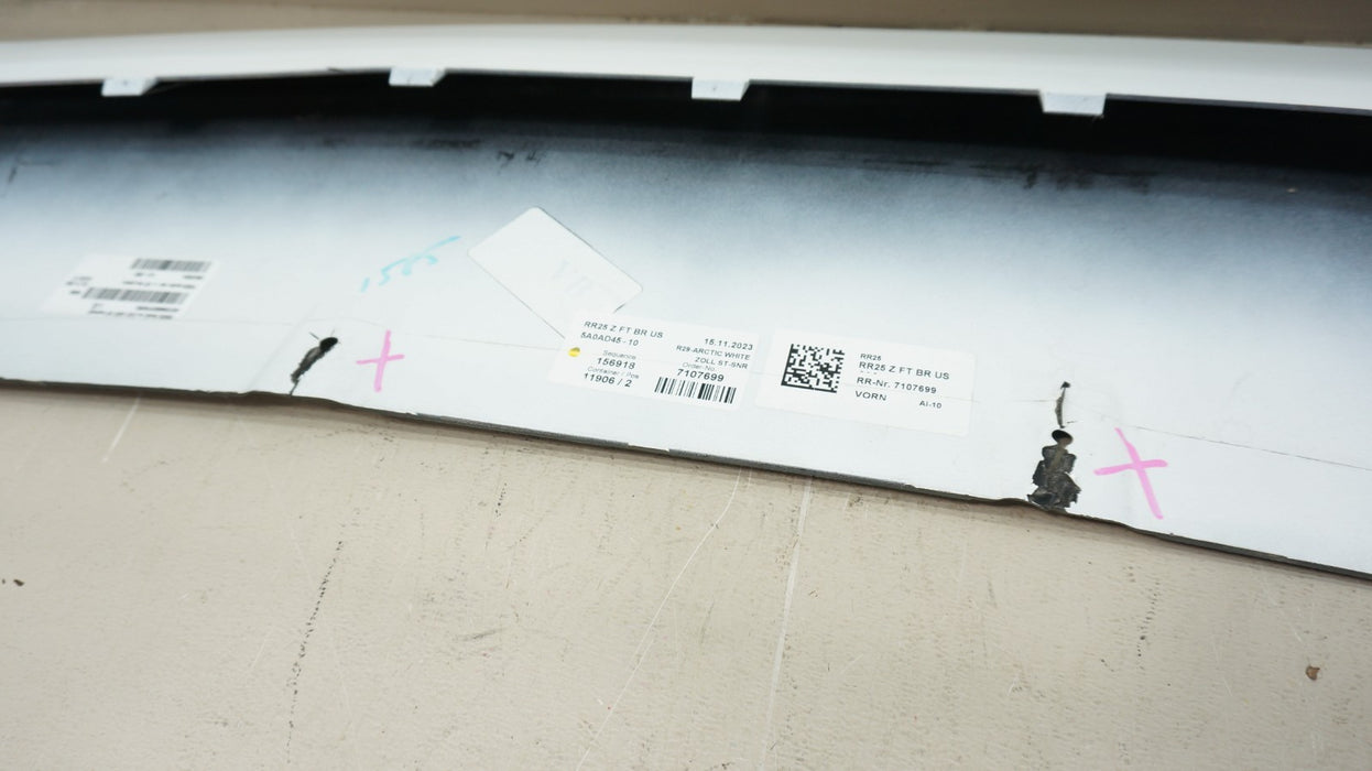 2024-2026 ROLLS ROYCE SPECTRE FRONT BUMPER COVER OEM 5111 5A0A542 ARCTIC WHITE