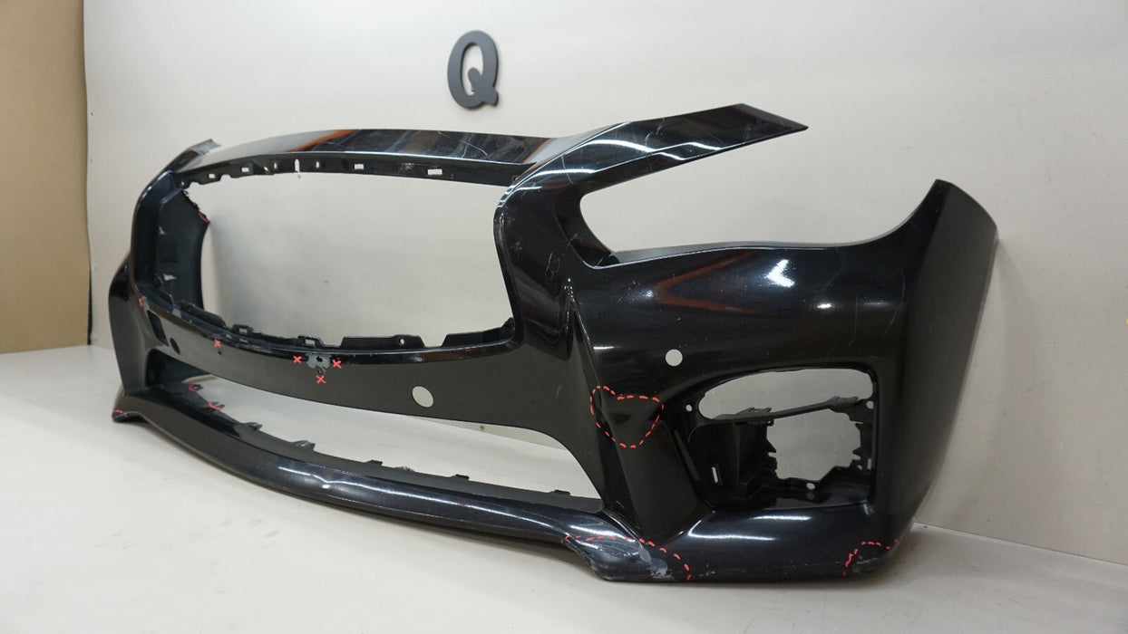 2014-2017 INFINITI Q50 FRONT BUMPER COVER PANEL PLASTIC OEM 620224HD0H