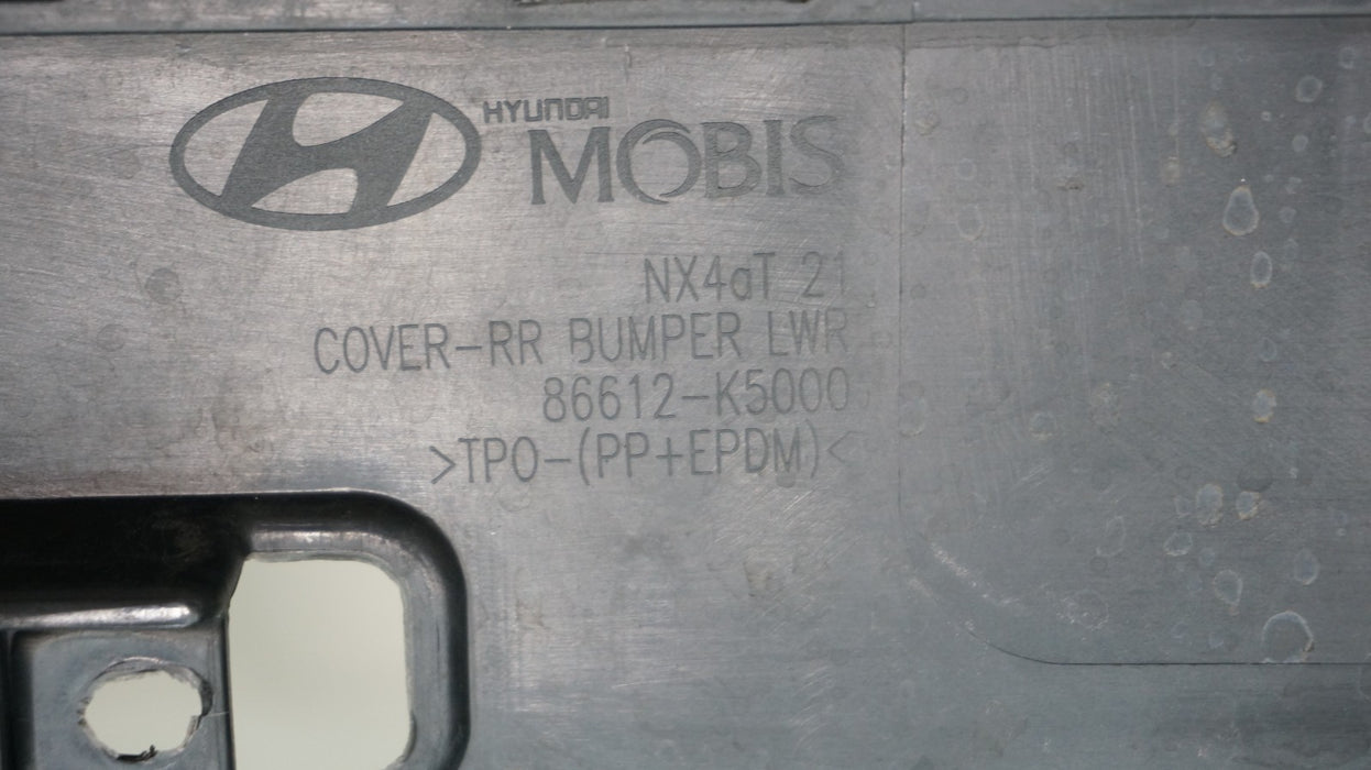 2022-2024 HYUNDAI SANTA CRUZ REAR BUMPER COVER PANEL OEM 86612-K5000