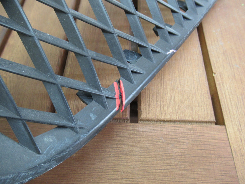 2006-2008 BENTLEY CONTINENTAL FRONT BUMPER CENTER LOWER GRILLE GRILL BLACK OEM