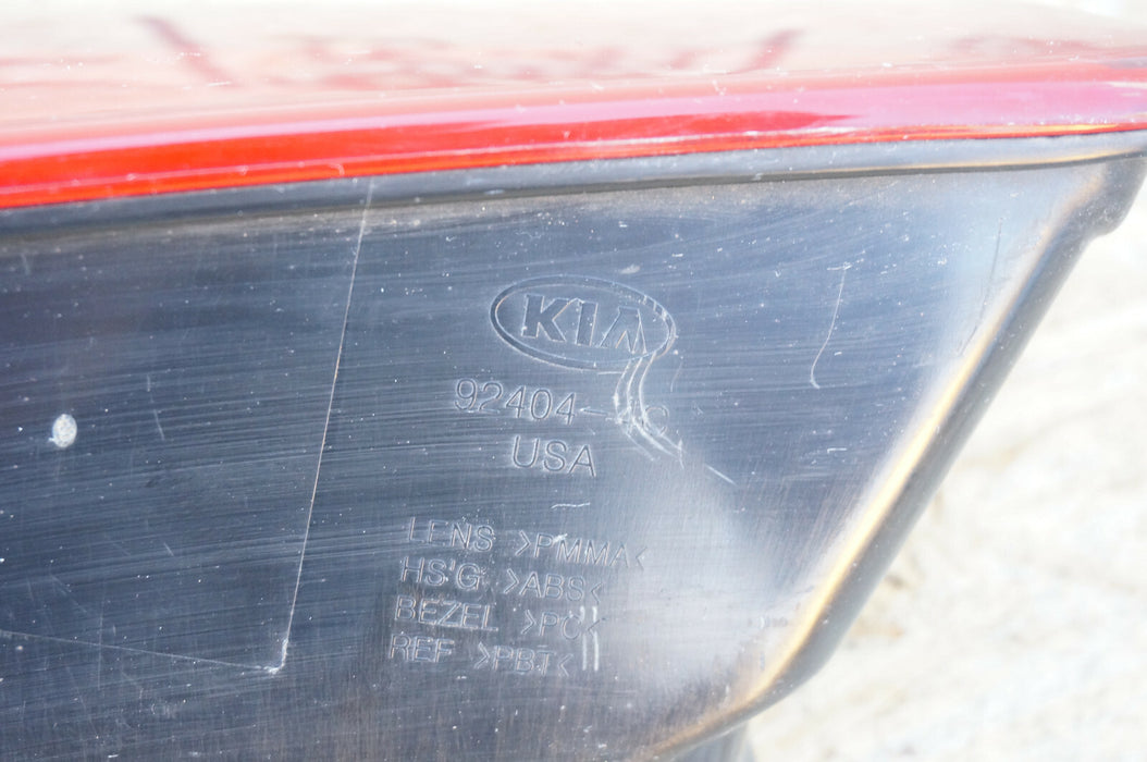 11 12 13 2011 2012 2013 KIA OPTIMA RIGHT INNER TAILLIGHT TAILLAMP OEM