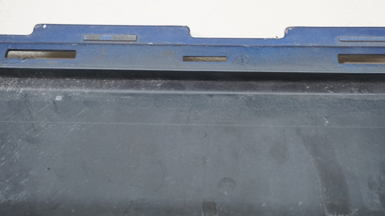 2019-2020 NISSAN ALTIMA REAR LOWER BUMPER COVER VALANCE DIFFUSER OEM 850186CA0A