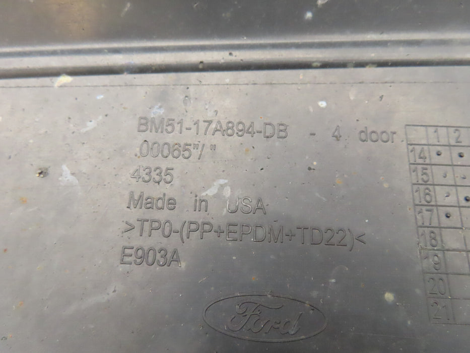 2012-2014 FORD FOCUS REAR LOWER VALANCE BUMPER COVER OEM BM51-17A894