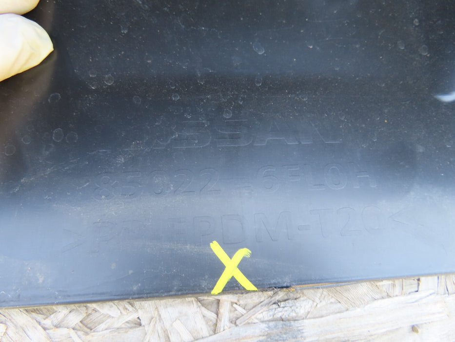 2017-2019 NISSAN ROGUE S SL SV 4DR SUV REAR BUMPER COVER PANEL OEM 85022-6FL0H