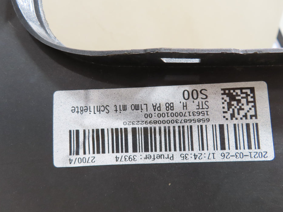 2013-2016 AUDI A4 SEDAN REAR BUMPER COVER PANEL W/ SENSOR HOLE OEM 8K5807511G