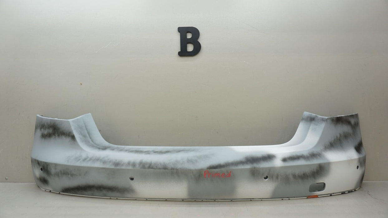 2011-2014 AUDI A8 QUATTRO REAR BUMPER COVER PANEL W/ SENSOR HOLE OEM 4H0807511