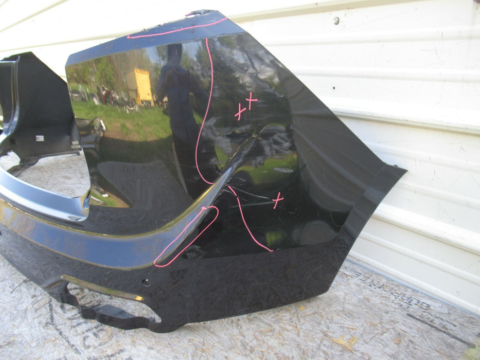 2019-2020 ACURA RDX REAR BUMPER COVER PANEL BLACK PLASTIC W/O SENSORS OEM