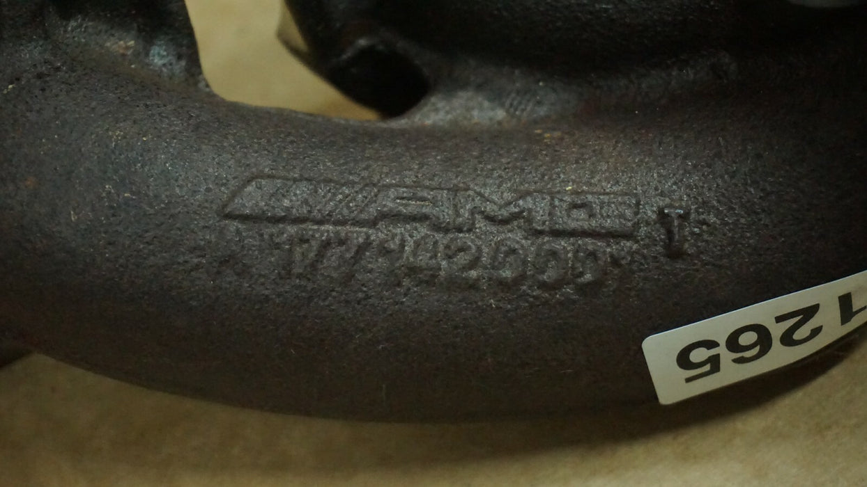 2016-2021 MERCEDES C63 AMG W205 4.0L V8 TURBO ENGINE LEFT EXHAUST MANIFOLD OEM