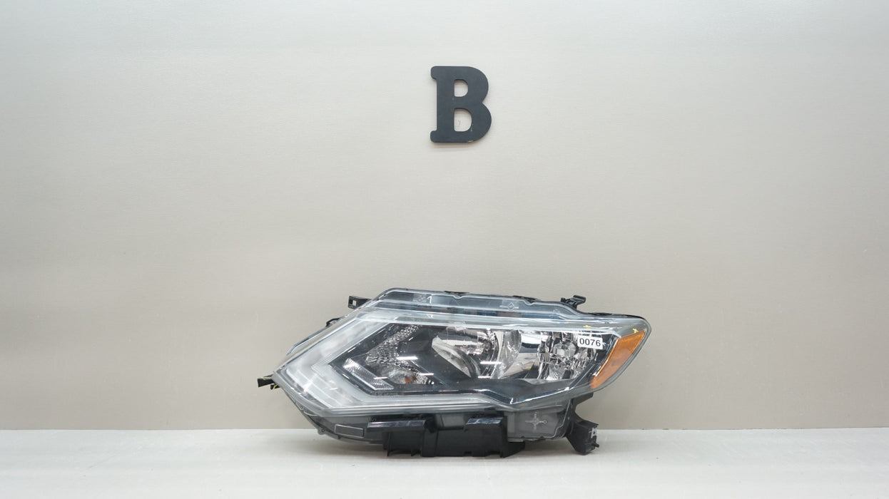 2017-2019 NISSAN ROGUE FRONT LEFT DRIVER SIDE HALOGEN W/ LED HEADLIGHT OEM