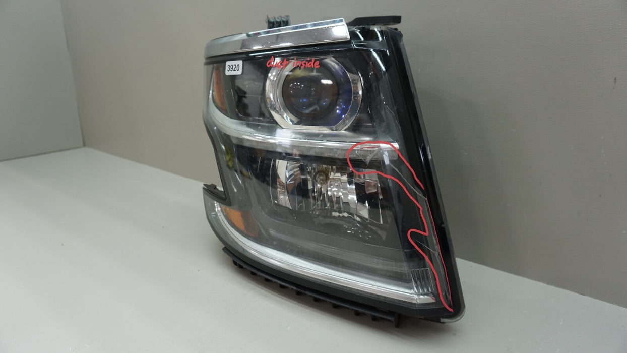 2015-2020 CHEVROLET TAHOE SUBURBAN FRONT RH RIGHT PASSENGER SIDE HEADLIGHT OEM
