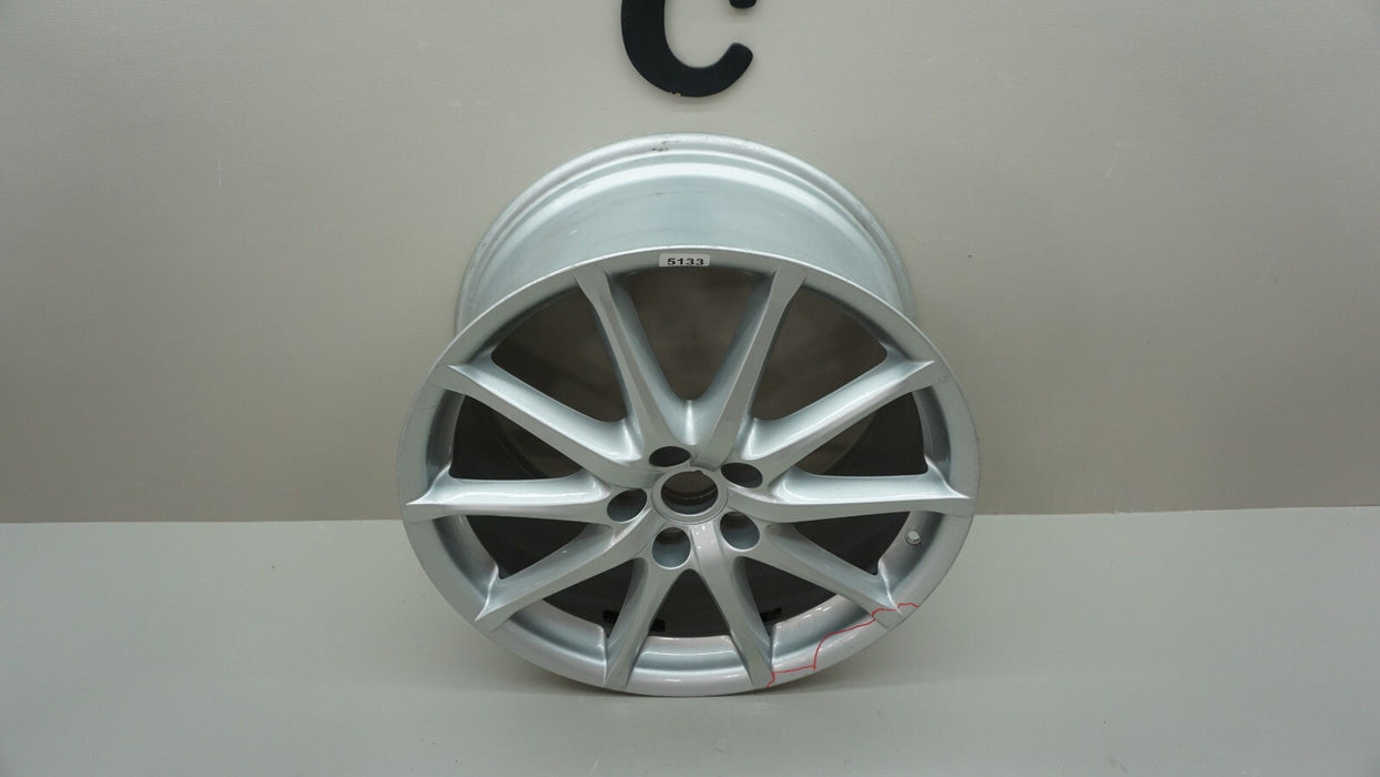 2004-2012 ASTON MARTIN DB9 REAR WHEEL RIM 10 SPOKE 19X9.5 19" OEM 9G43-1007-BC