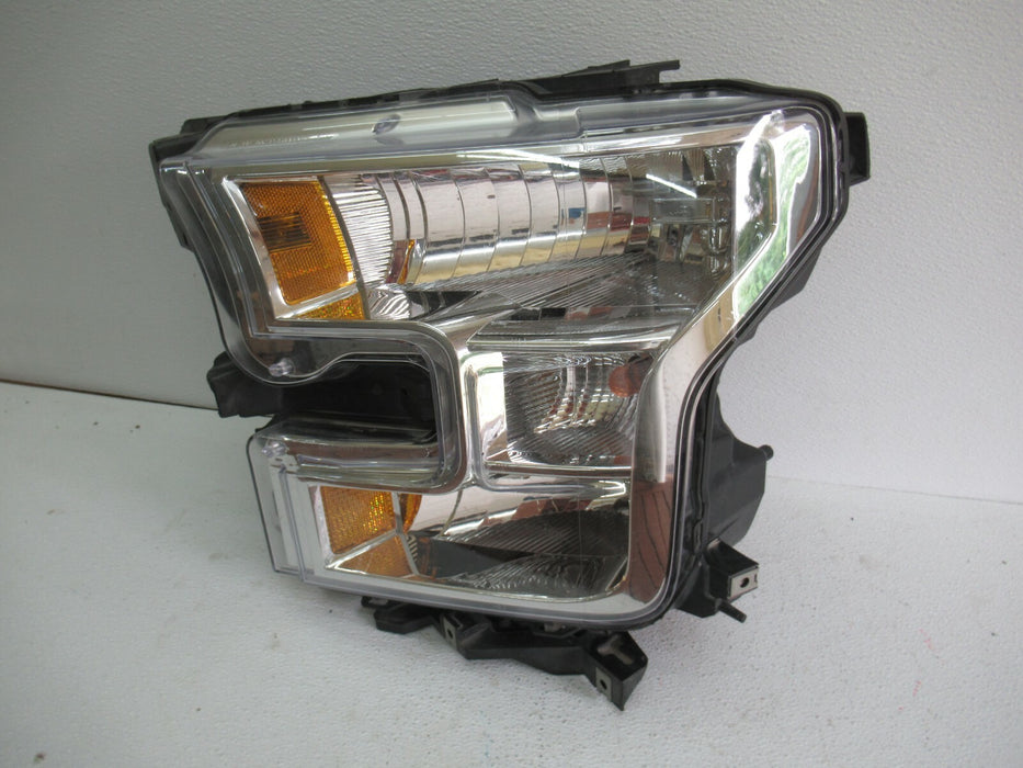 2015-2017 FORD F150 FRONT LEFT DRIVER SIDE HEADLIGHT HEADLAMP HALOGEN OEM