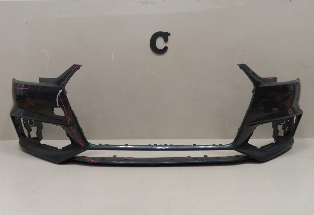 2017-2019 AUDI A4 4DR SEDAN S-LINE FRONT BUMPER COVER PANEL OEM 8W0807437F