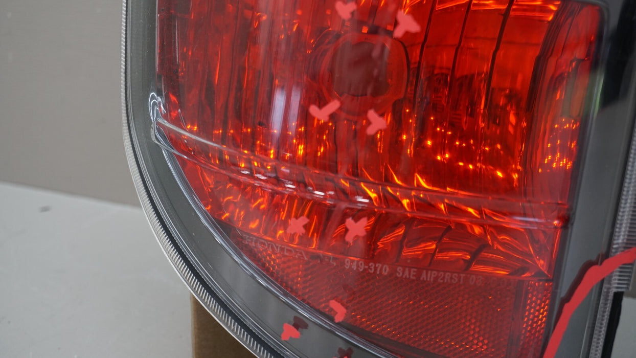 2006-2008 HONDA RIDGELINE LH LEFT DRIVER SIDE TAIL LIGHT OEM 11255 A31L