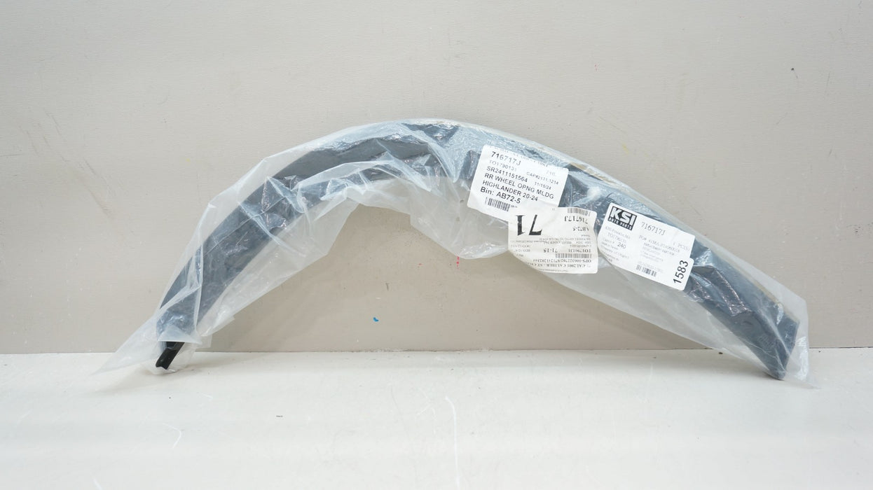 2020-2024 TOYOTA HIGHLANDER REAR LEFT DRIVERS SIDE ARCH FENDER FLARE AFTERMARKET