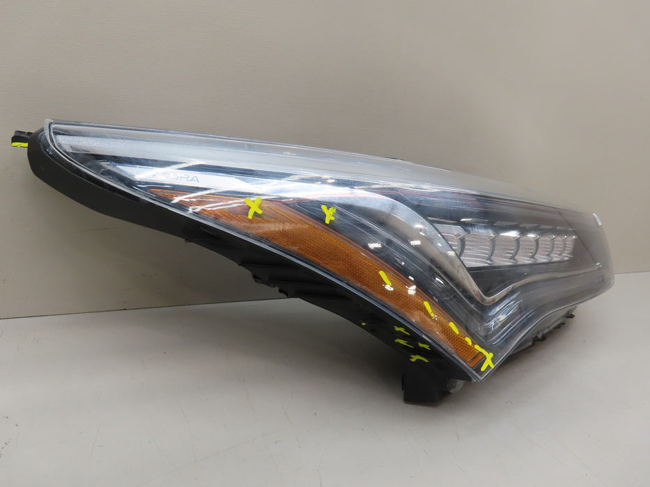 2019-2021 ACURA RDX FRONT RIGHT PASSENGER SIDE HEADLIGHT LED OEM 9291