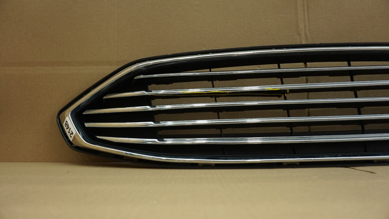 2017-2018 FORD FUSION FRONT BUMPER CENTER GRILL GRILLE OEM HS73-8150-AEW 17 18