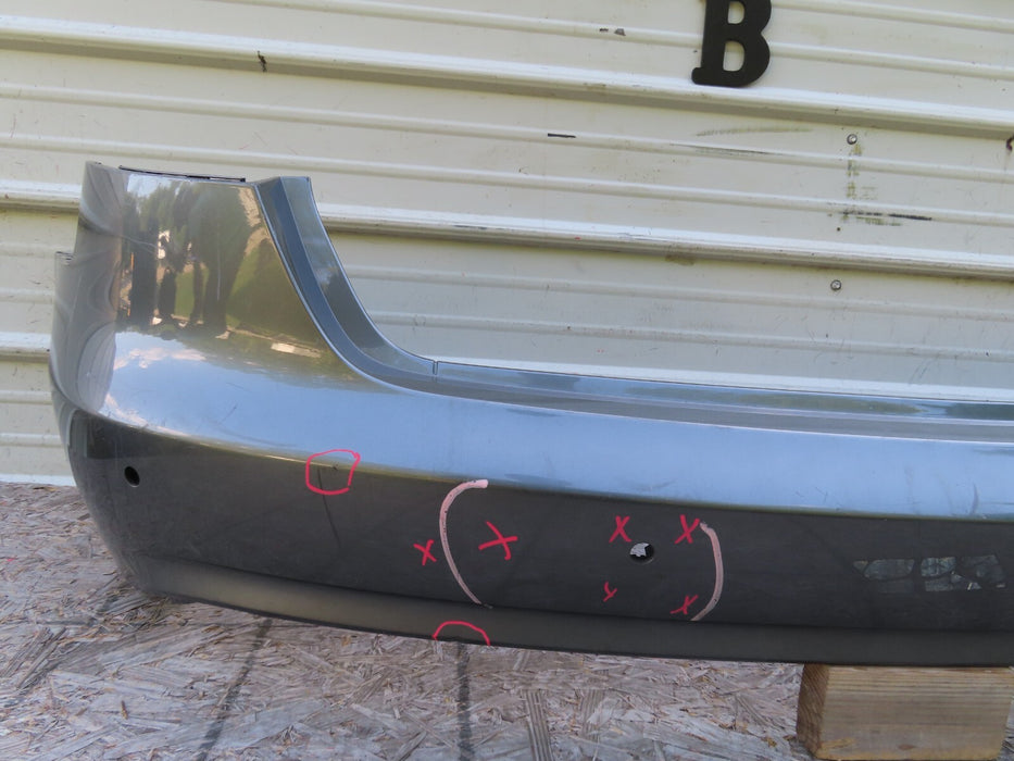 2013-2016 AUDI A4 SEDAN REAR BUMPER COVER PANEL W/ SENSOR HOLE OEM 8K5807511G