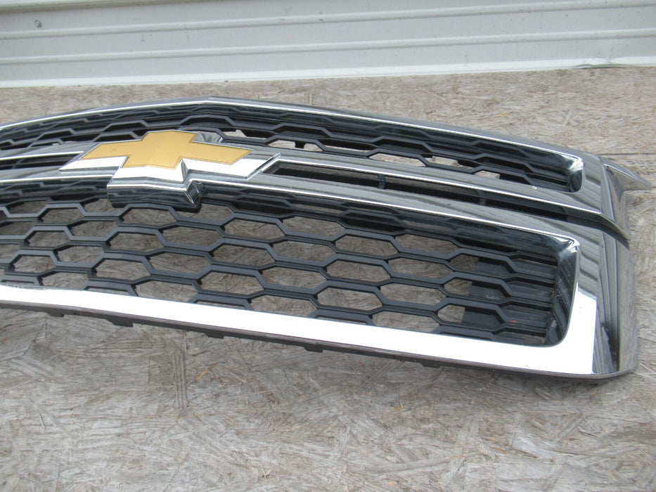 2015-2020 CHEVROLET TAHOE SUBURBAN LS FRONT BUMPER GRILLE W/ CHROME & EMBLEM OEM