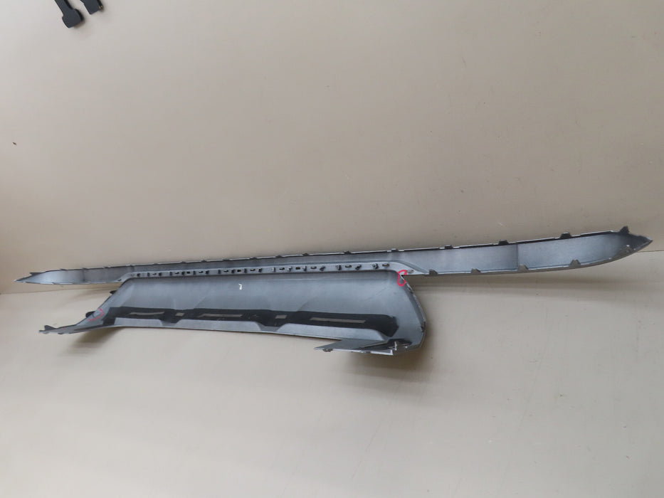 2015-2019 AUDI Q7 REAR LOWER BUMPER COVER DIFFUSER OEM 4M0807568B