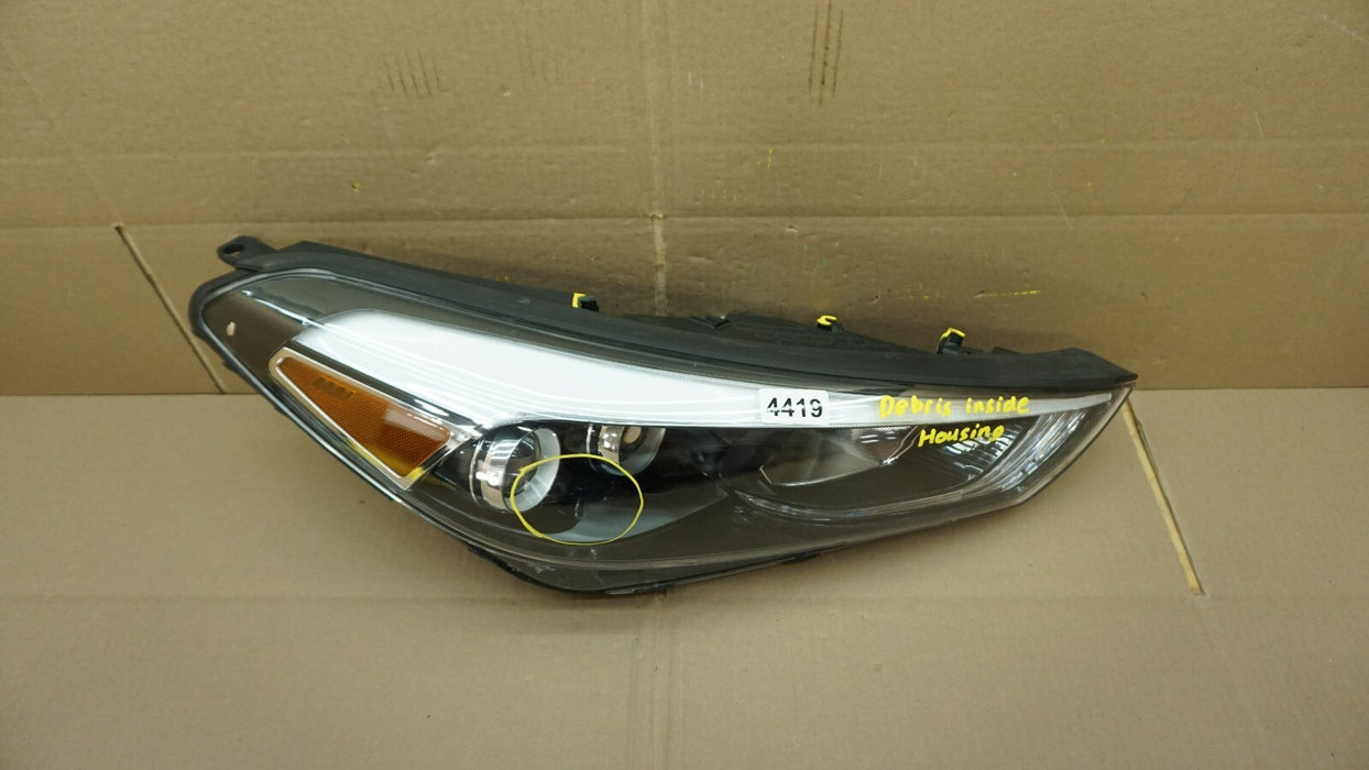 2016-2018 HYUNDAI TUCSON RIGHT PASSENGER SIDE HEADLIGHT HALOGEN AFTERMARKET