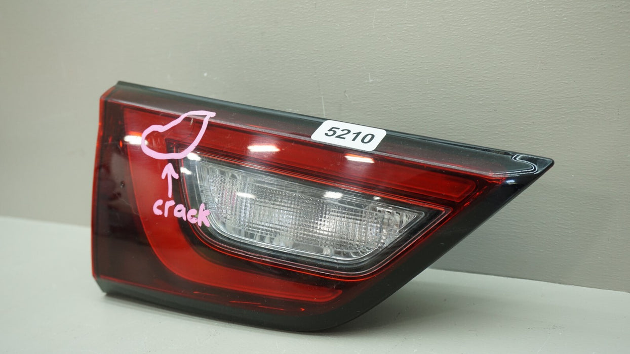 2016-2018 INFINITI QX60 REAR LEFT DRIVER SIDE INNER TAIL LIGHT BRAKE LAMP OEM