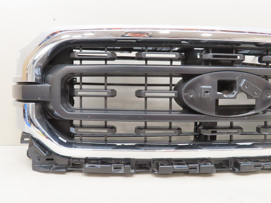 2021 2022 FORD F150 XLT FRONT GRILLE GRILL W/SHUTTERS OEM
