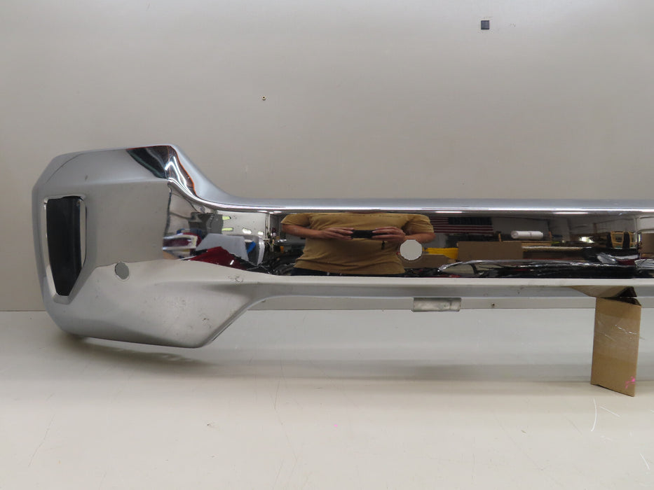 2016-2019 CHEVROLET SILVERADO 1500 FROMT BUMPER METAL CHROME OEM 23243124