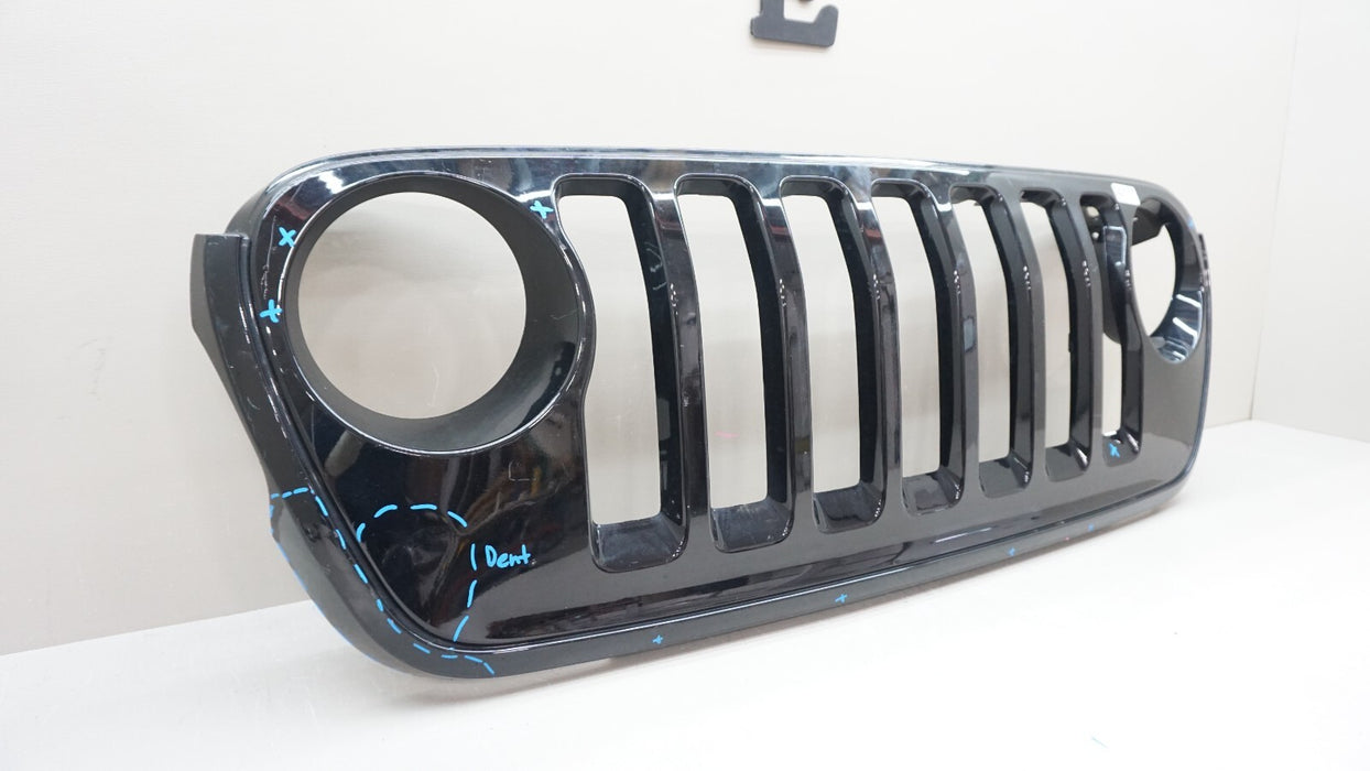2018-2023 JEEP WRANGLER GLADIATOR RUBICON FRONT GRILLE OEM 6BY75TRMAC
