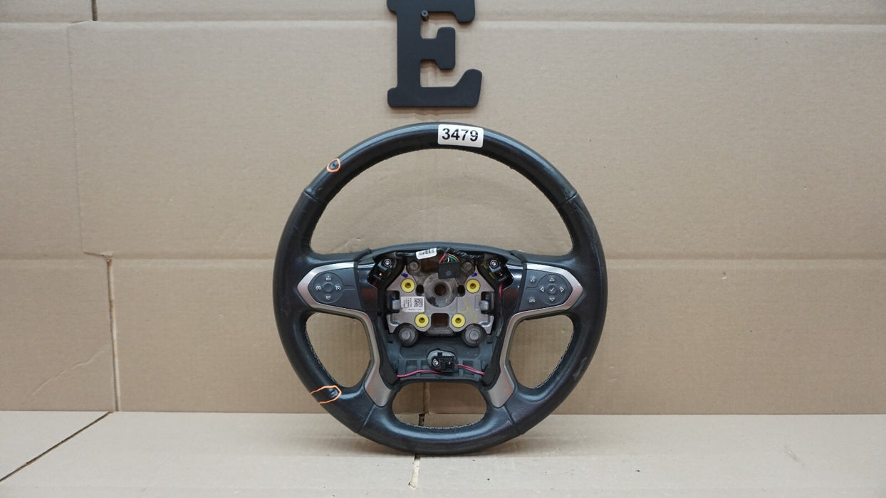 2015-2020 CHEVROLET SUBURBAN STEERING WHEEL BLACK OEM 15 16 17 18 19 20