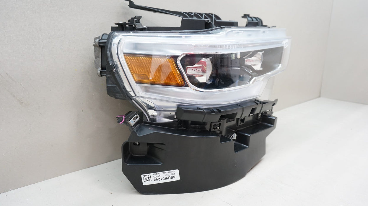 2019-2024 DODGE RAM 1500 FRONT RIGHT PASSENGER LED HEADLIGHT OEM
