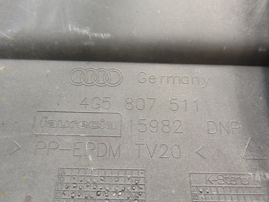 2012-2015 AUDI A6 S6 REAR BUMPER COVER PANEL OEM 4G5807511
