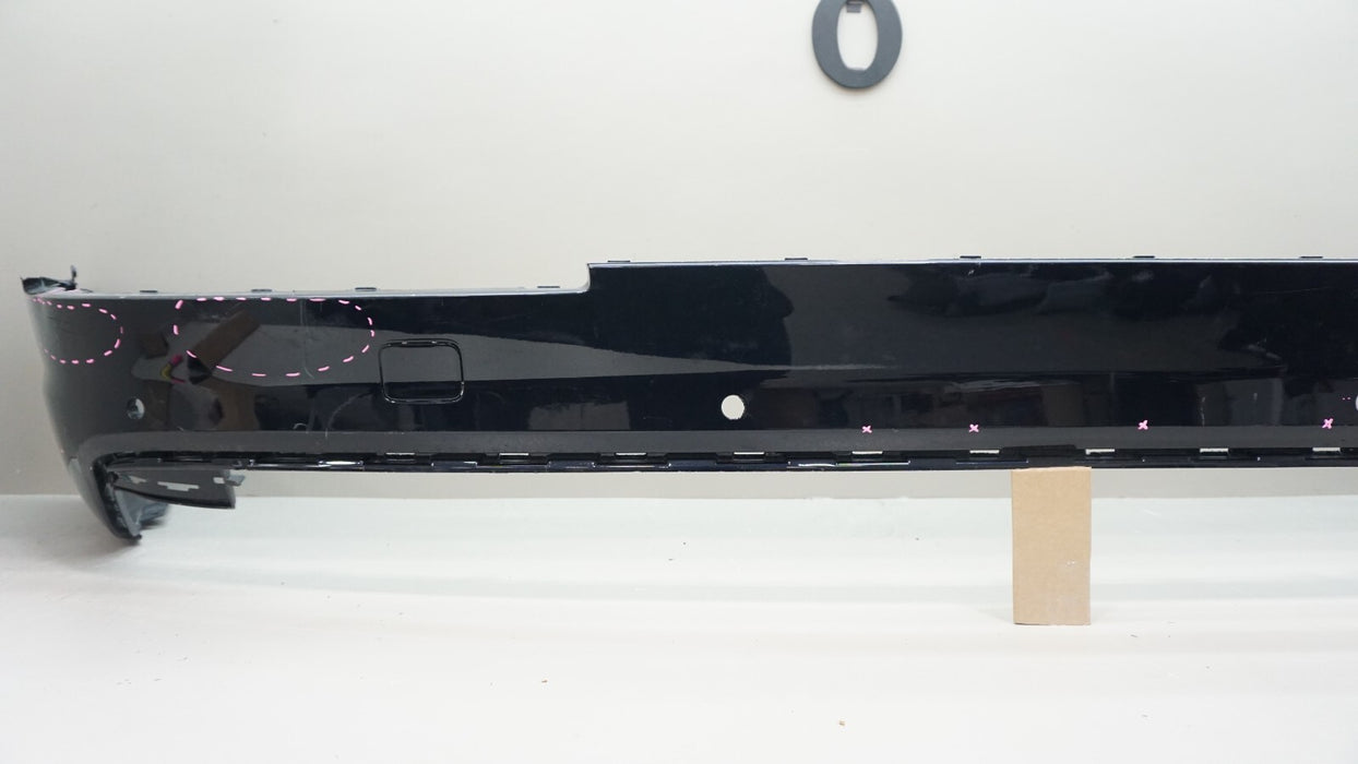 2017-2019 AUDI Q7 REAR LOWER BUMPER COVER VALANCE OEM 4M0807527B