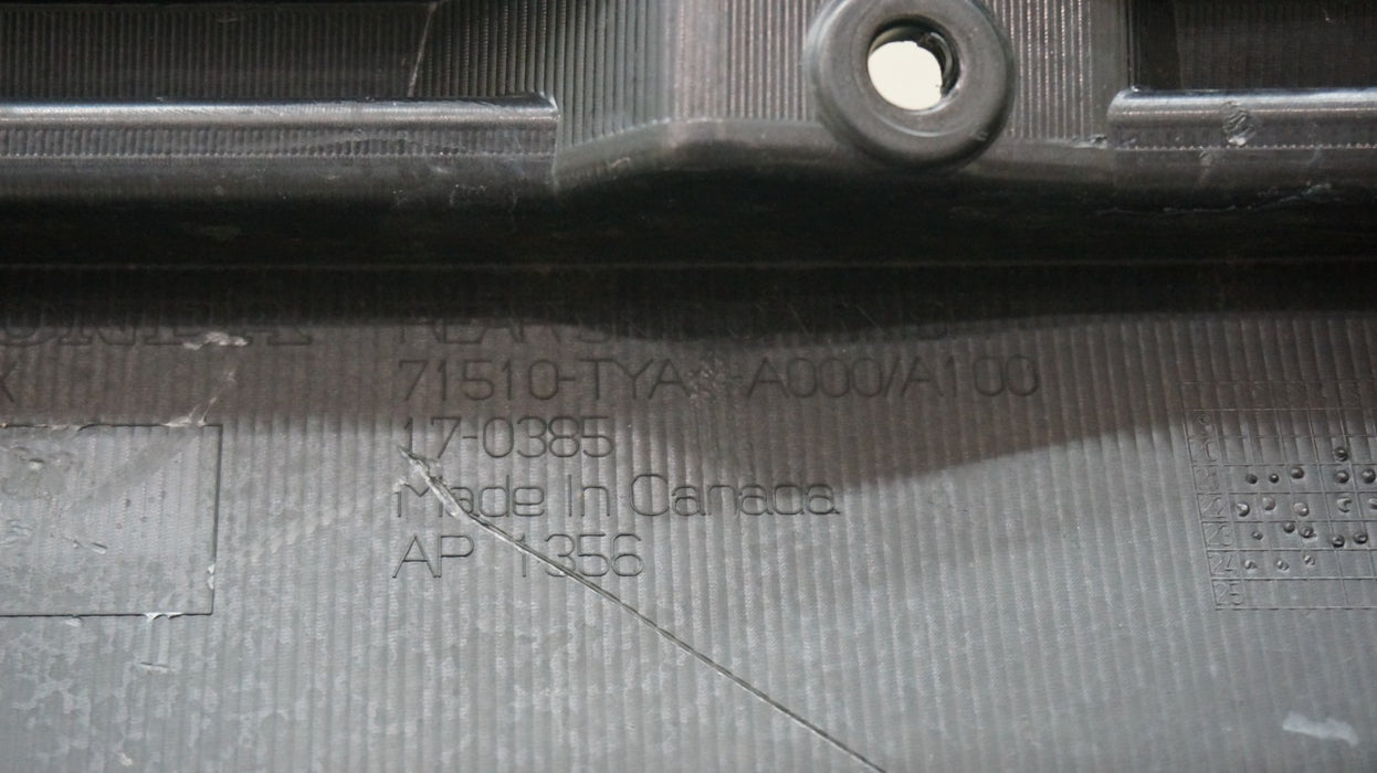 2022-2025 ACURA MDX REAR LOWER BUMPER VALANCE COVER OEM 71510-TYA-A000