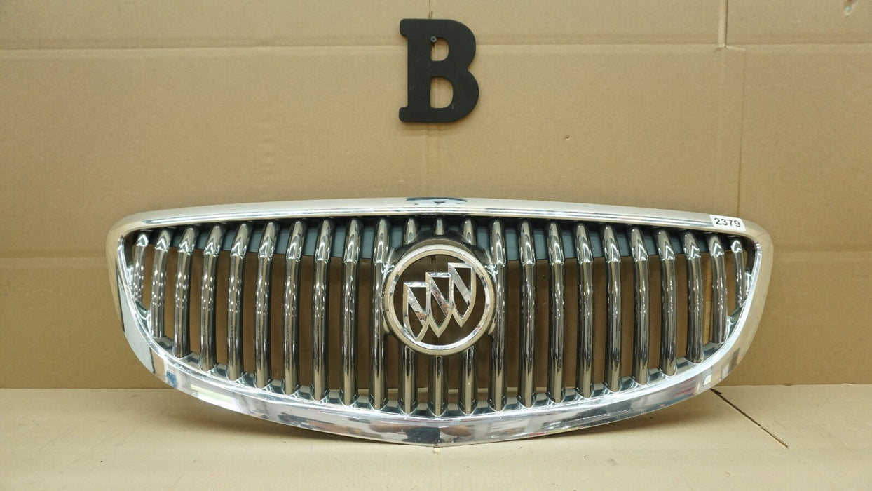 2008-2012 BUICK ENCLAVE FRONT BUMPER UPPER GRILL GRILLE OEM 25901369