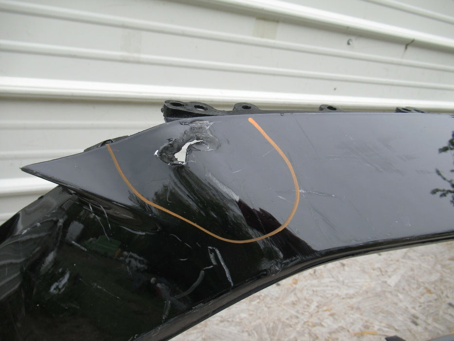 2015-2016 FORD MUSTANG FRONT BUMPER COVER PANEL BLACK PLASTIC 15 16 17 OEM