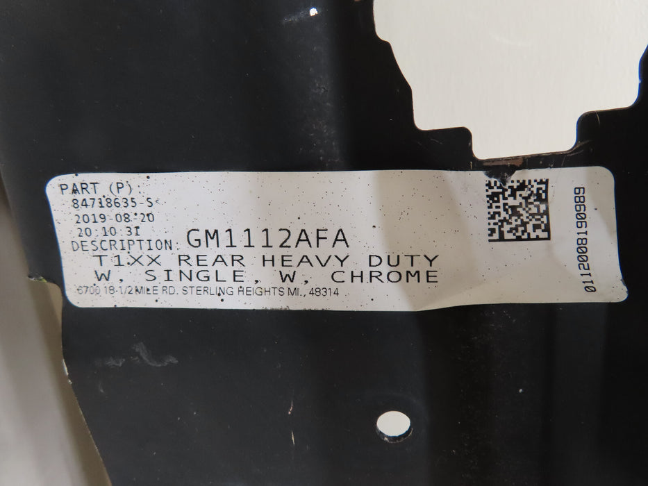 2020-2023 CHEVROLET/GMC SILVERADO-SIERRA 2500 3500 REAR BUMPER METAL OEM