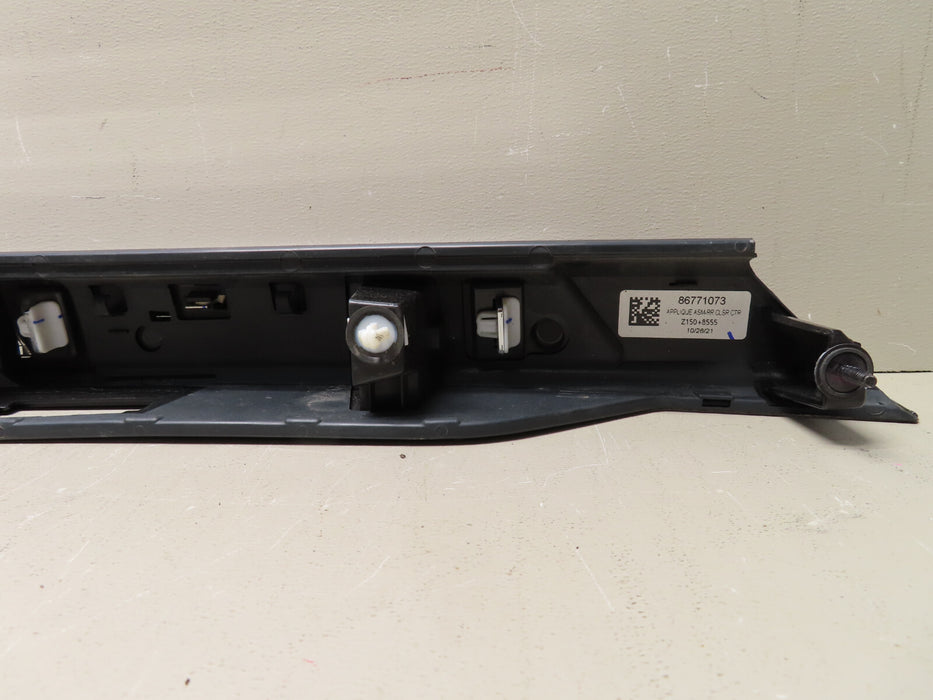 2018-2021 CHEVROLET TRAVERSE REAR TRUNK TAILGATE TRIM NO CAMERA MOLDING OEM