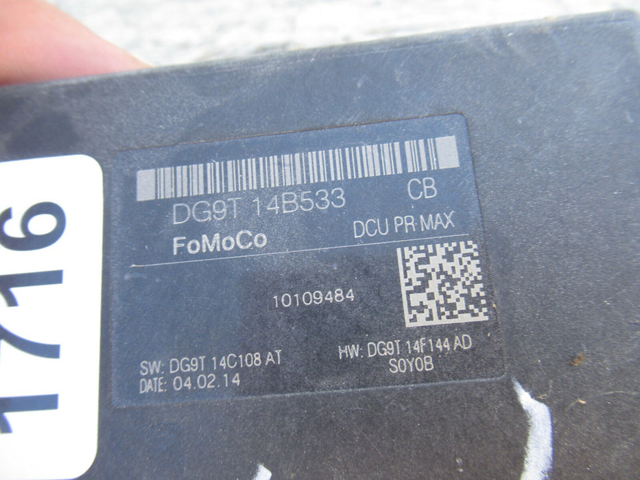 2013-2016 FORD FUSION FRONT RIGHT PASSENGER DOOR COMPUTER CONTROL MODULE OEM