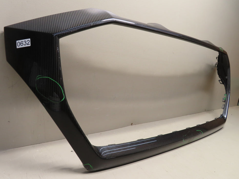 2020+ AUDI RS Q8 FRONT CARBON GRILL TRIM SURROUND 4M8.807.725.B OEM