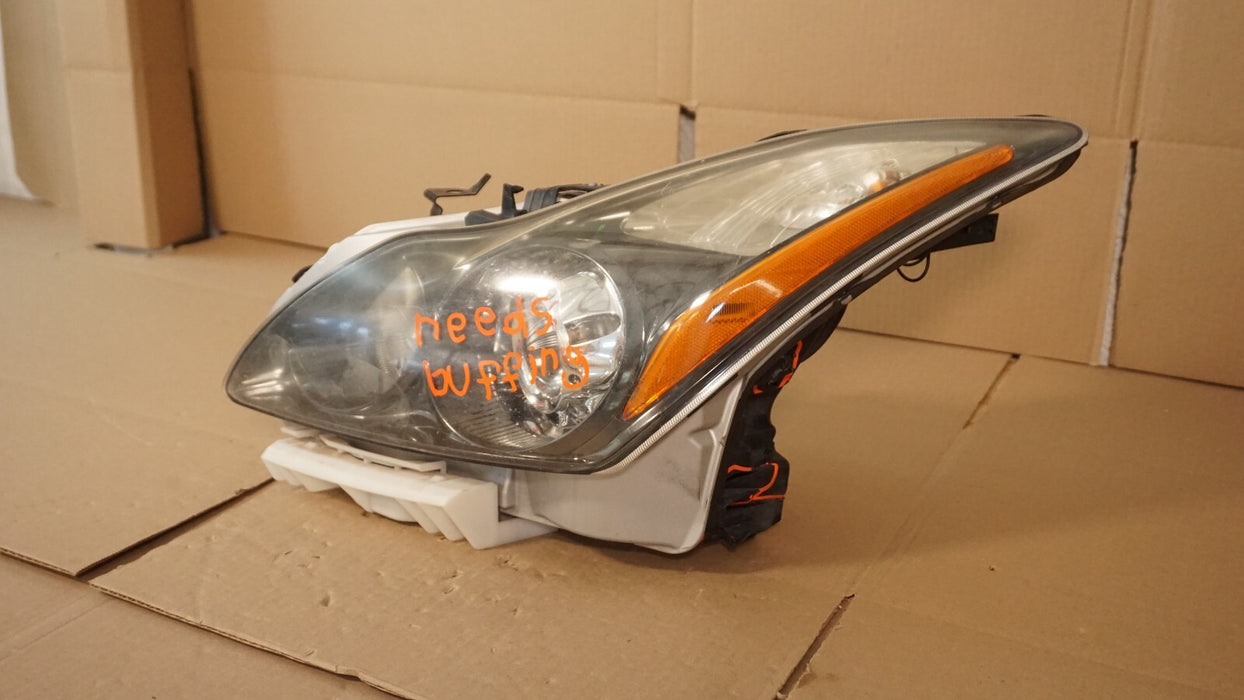 2011-2015 INFINITI Q60 G37 LEFT DRIVER SIDE HEADLIGHT XENON LIGHT LAMP OEM
