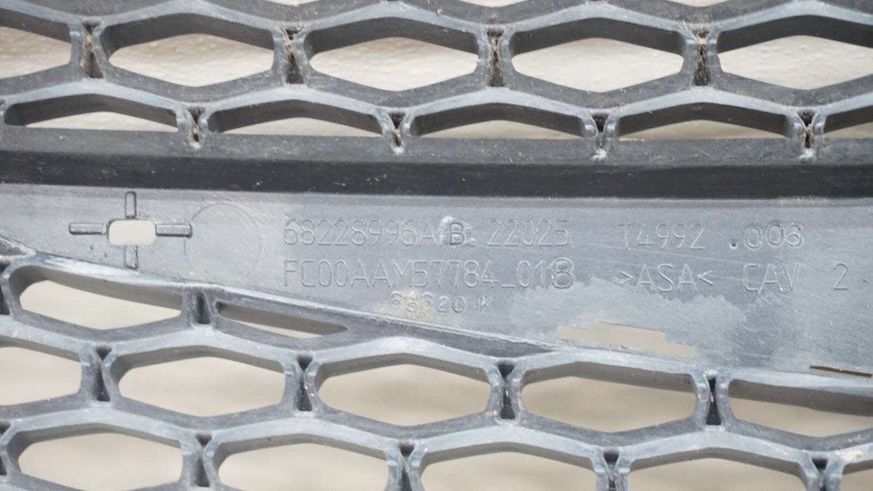 2017-2020 CHRYSLER PACIFICA FRONT UPPER BUMPER RADIATOR GRILLE OEM 68228996AB
