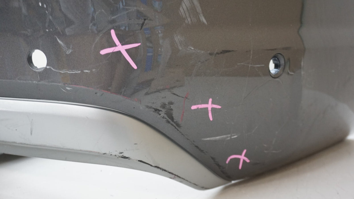 2017-2019 AUDI Q7 REAR BUMPER COVER W/ SPOILER VALANCE PANEL OEM 4M0807527B