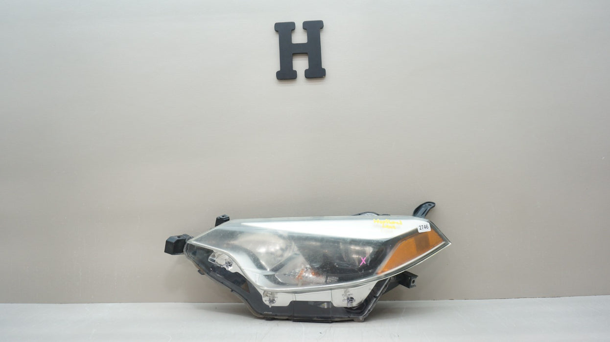 2014-2016 TOYOTA COROLLA FRONT LEFT DRIVER SIDE HALOGEN HEADLIGHT OEM