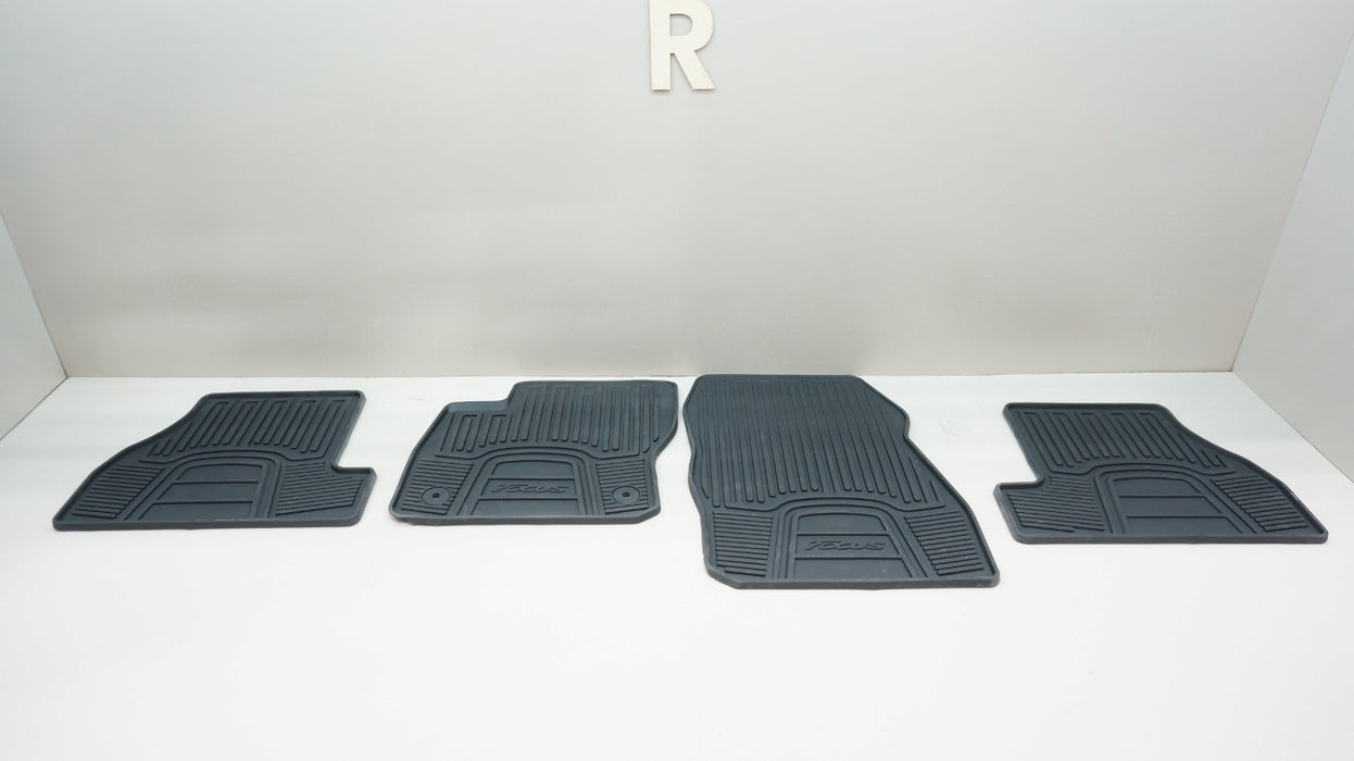 2012-2018 FORD FOCUS FRONT AND REAR FLOOR MATS SET FACTORY OEM CM5J-5413087