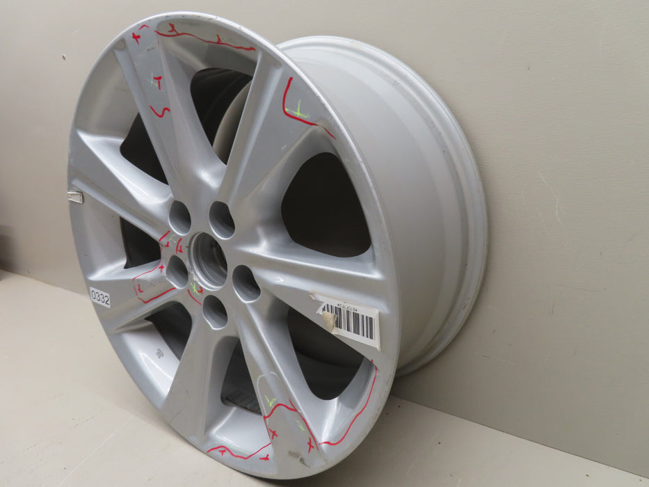 11-13 TOYOTA HIGHLANDER 17X7-1/2 7 SPOKE WHEEL RIM ASSEMBLY OEM