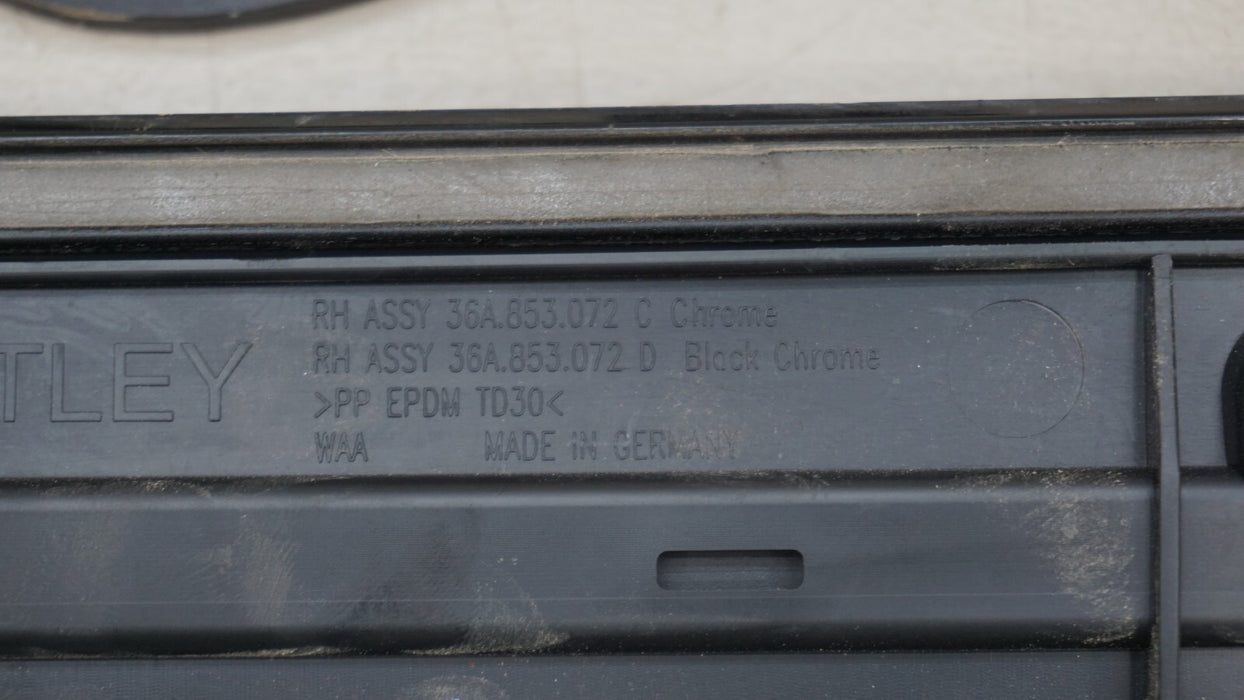 2021 BENTLEY BENTAYGA FRONT RIGHT EXTERIOR DOOR MOLDING COVER TRIM OEM 36A853072