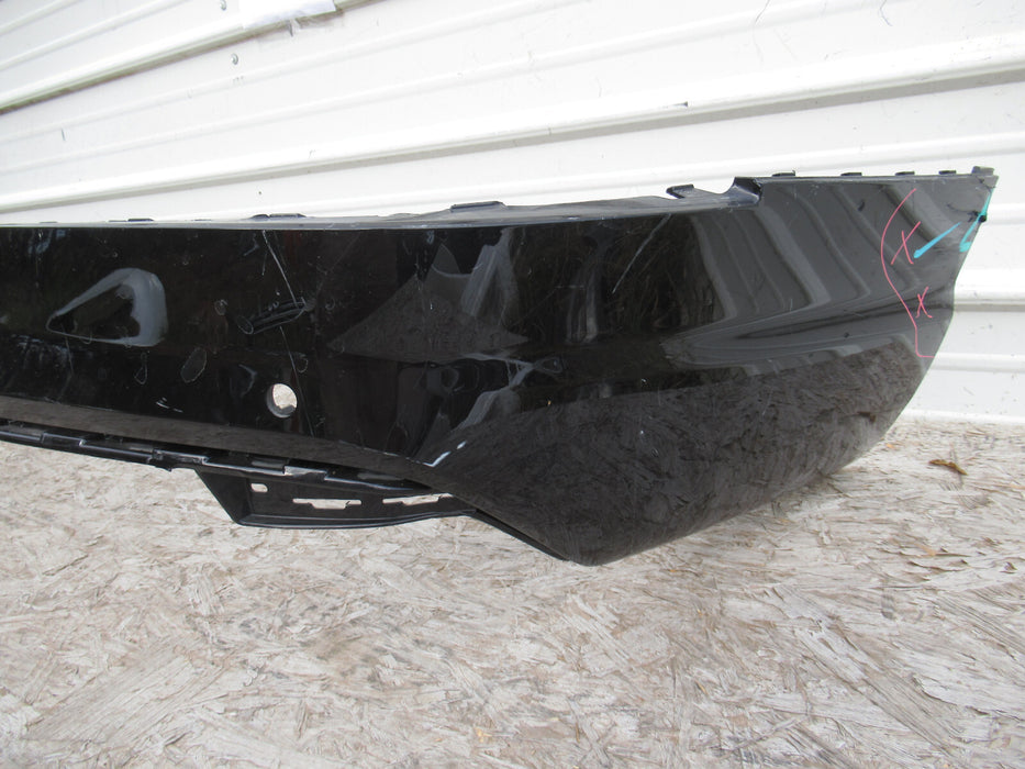 2017-2019 AUDI Q7 REAR LOWER BUMPER COVER W/ PARKING SENSOR HOLES OEM
