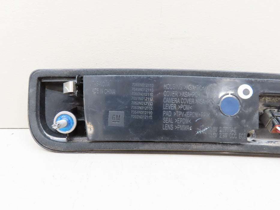 2021 2022 CHEVROLET BLAZER REAR TAILGATE HANDLE AND LICENSE PLATE LIGHT OEM